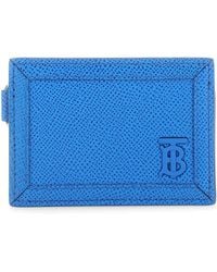 Burberry - Leather Card Holder - Lyst