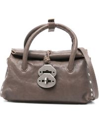 Zanellato - Dotta Centauro Kleine Lederhandtasche - Lyst