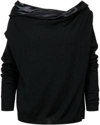 Alberta Ferretti - Pullover Schwarz - Lyst