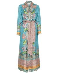 Pierre Louis Mascia - Bedrucktes Seidenkleid von - Lyst