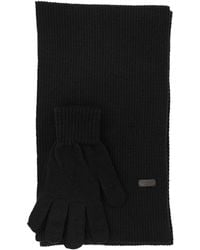 Barbour - Wool Blend Scarf And Gloves - Lyst