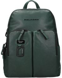 Piquadro - Zaini E Marsupi Uomo Pelle Verde/Verde Bottiglia - Lyst