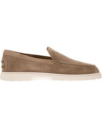 Tod's - Suede Slipper Moccasin - Lyst