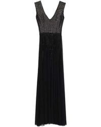 Norma Kamali - V Neck Dress - Lyst