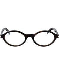 Saint Laurent - Oval Optical Sl 751 Jeanne Opt 002 - Lyst