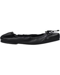 Jacquemus - Leather Ballet Flats Tie Detail - Lyst