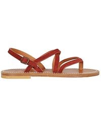 K. Jacques - Marathon Leather Sandals - Lyst
