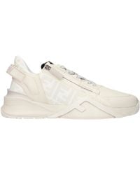 Fendi - Sneakers Flow Leather - Lyst