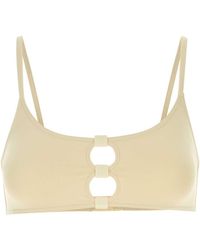 Eres - Ivory Stretch Nylon Bloom Biniki Top - Lyst