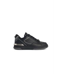 Versace - 'Greca' Leather Blend Sneakers - Lyst