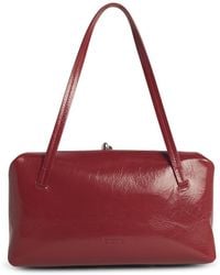 Jil Sander - Goji Pillow 'small Bourgondy Lear Pillow - Lyst