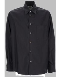 Lemaire - Chic Cotton-Silk Blend Shirt - Lyst