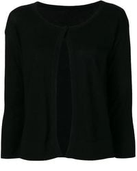 LA ROSE - One Button Cardigan - Lyst