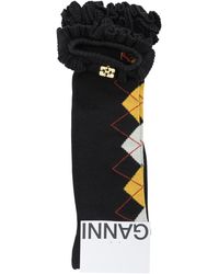 Ganni - "Argyle" Classic Socks - Lyst