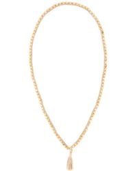 Alanui - Embellished Crochet Necklace - Lyst