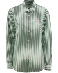 Mc2 Saint Barth - Brigitte Shirt Con Motivo A Strisce E Hello Kitty - Lyst