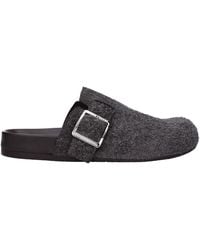 Loewe - Slippers And Clogs Ease Suede - Lyst