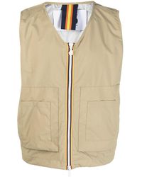 K-Way - K Way R & D Barnel 2.1 Vermeldelijk Zilveren Vest - Lyst