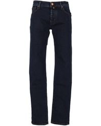 Jacob Cohen - Dark Nick Five-Pocket Denim Slim-Leg Jeans - Lyst