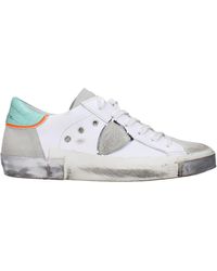 Philippe Model - Zapatillas de deporte de modelo Philippe Prsx Piel de mujer White/Agua - Lyst