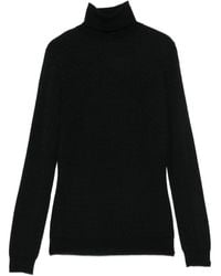 Elisabetta Franchi - Wool Blend Turtle Neck Sweater - Lyst