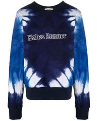 Wales Bonner - Pays de Galles BONNER LOGO EMPROCHE TIE TIVE SPEATHIRT - Lyst