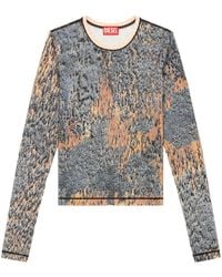 DIESEL - T-Cutie-Ls Top With Print - Lyst