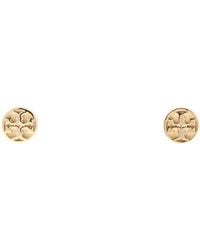 Tory Burch - Gold Metal Icon Earrings - Lyst
