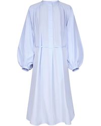 Loulou de Saison - Vitti Loose Fit Blouse Dress - Lyst