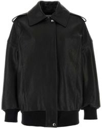 McQueen - Leather Jacket - Lyst