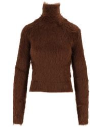 Dondup - Deep Dolcevita Textured Long-Sleeved Turtleneck - Lyst