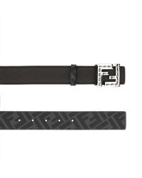 Fendi - 'Squared Ff' Reversible Belt - Lyst