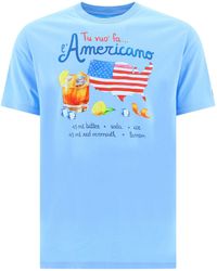 Mc2 Saint Barth - "americano Drink" T-shirt - Lyst