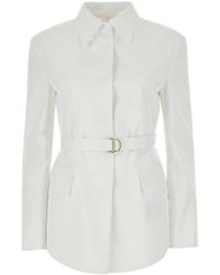 Valentino Garavani - Poplin Overcoat - Lyst