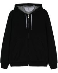 Brunello Cucinelli - Hoodie Met Opgestikte Zak - Lyst