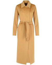 Max Mara - 'artur' Beige Cashmere Coat - Lyst