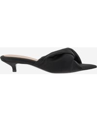 Carven - Satin Heeled Sandals - Lyst