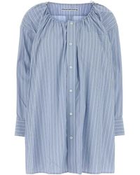 Alexander Wang - Embroidered Poplin Shirt Dress - Lyst