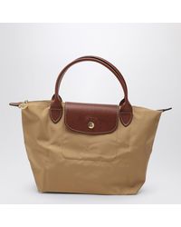 Longchamp - Fawn-Coloured Handbag Le Pliage S - Lyst