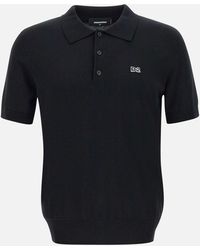 DSquared² - Hombres 's Polo de punto negro - Lyst