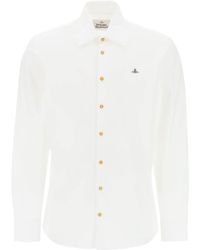 Vivienne Westwood - Camisa fantasma con bordado de orbe - Lyst
