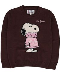 MC2 Saint Barth - Princess Snoopy Freddo Pullover 18 Emb - Lyst