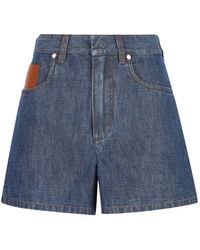 Fendi - Denim Shorts - Lyst