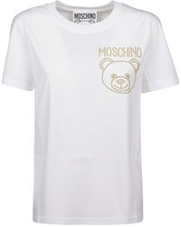 Moschino - Cotton Logo T-shirt - Lyst