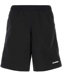 Jil Sander - Stretch Nylon Swimming Shorts - Lyst