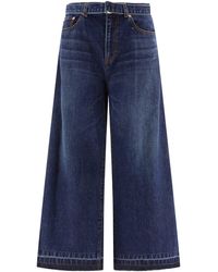 Sacai - Belted Jeans - Lyst