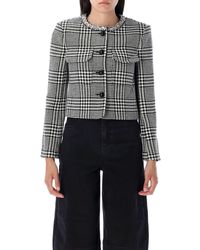 Self-Portrait - Blazer Check - Lyst