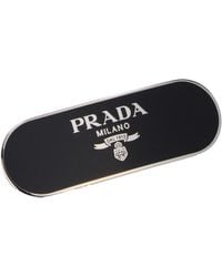 Prada - Hair Accessories Steel - Lyst