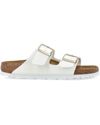 Birkenstock - Scarpe Pianeggiante Bianco - Lyst