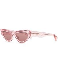 Gucci - Pink Acetate Sunglasses - Lyst